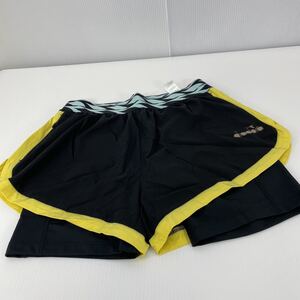 ディアドラ/DIADORA　インナー付きショートパンツ　176798-80013　ブラック/サイズ：S