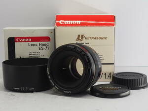 ★特上品★ キヤノン CANON EF 50ｍｍ Ｆ1.4 USM ★元箱付き ＃A1453