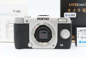 ＜＜新品充電器＆新品バッテリー付き！！シャッター数2,922回！！＞＞【美品】PENTAX ペンタックス Q10 ボディ シルバー #LE2024591