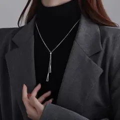 ♥大人気♥　シルバー　ネックレス　おしゃれ　シンプル　韓国　新作　モード