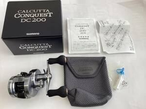 【送料無料】シマノ 19 カルカッタ コンクエスト DC 200 右　SHIMANO CALCUTTA CONQUEST【中古】バス釣り・巻き物・ビッグベイト