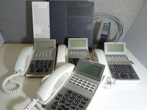 【超簡単接続】配線・設定済み　NTT製NX2　5台セット（コードレス付）ひかり電話対応　基本タイプ～オフィスタイプ4chまで