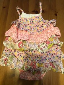 キッズ女の子 24month LIBERTY London 綿100% とっても可愛い柄生地のお洋服 おでかけに これ1枚で夏