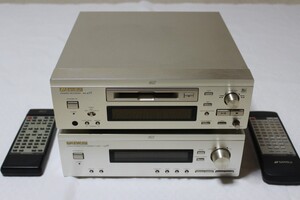 SANSUI ステレオチューナー　MDレコーダー　サンスイ　 リモコン付　 コンポ　T-α77 MD-α77