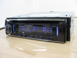 [109597-A]ケンウッド 1DIN CD/USBレシーバー U400 フロントAUX/USB装備 動作確認済