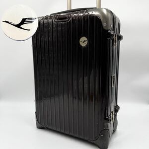 入手困難/ドイツ限定●リモワ ルフトハンザ エアーライト 32L 機内持ち込み可 2輪 廃盤 TSA メンズ ビジネス RIMOWA Lufthansa ブラウン