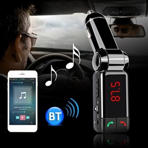 Bluetooth FMトランスミッター 充電器　充電　音楽再生　二台同時充電　ハンズフリー　スマホ シガーソケット　SDカード