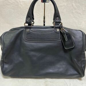 正規品　希少モデル　celine セリーヌ　ブギー　レザー　ボストンバッグ　旅行カバン