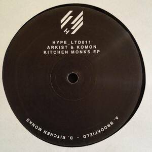 Arkist & Komon - Kitchen Monks EP / Brookfield / Kitchen Monks / HYPE_LTD011