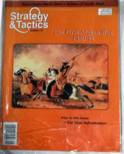 DG/STRATEGY&TACTICS NO.179 THE FIRST AFGHAN WAR 1839-42/駒未切断/日本語訳無し