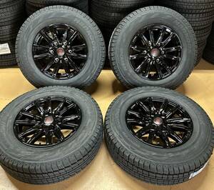 業者様向け特価商品　アルミホイール ザインSS ブラック　15X6.0J +33 6/139.7 冬用セット HANKOOK ハンコック RW06 195/80R15 107/105