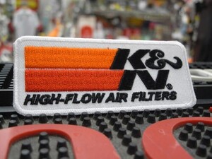 K&N HIGH-FLOW AIR FILTERS レーシング ワッペン 世田谷ベース アメリカ雑貨 アメリカン雑貨