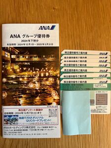 ANA 全日空 株主優待7枚　有効期間25年11月末　