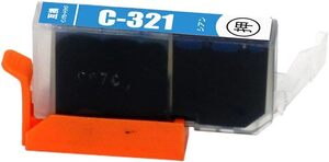 BCI-321C キャノン 互換インクカートリッジ シアン CANON MP990 MP980 MP640 MP630 MP620 MP560 MP550 MP540 MX870 MX860