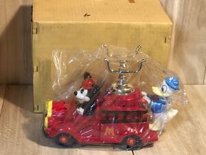 新品　未使用　当時物　Mickey Mouse ミッキーマウス　陶器　オルゴール　ドナルド　ミニー　vintage retoro Disney ディズニー　a