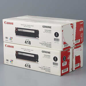 送料無料!! CANON カートリッジ418BLKVP ブラック CRG-418BLKVP 2662B008 （2個入） トナーカートリッジ 純正 2セット