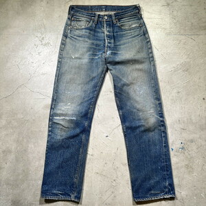 BIG E オリジナル 60s 米国製 LEVI’S 501 W30 ビンテージ 6刻印 足長R セルビッジ 耳 1960年代 BIGE ビッグE アメリカUSA製 セルビッチ