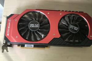 F38★中古品 通電確認済み GTX980 JETSTREAM 4GB GDDR5 256Bit グラフィックボード★