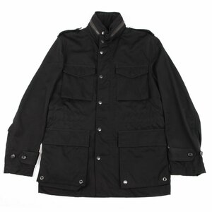 コムデギャルソンオムCOMME des GARCONS HOMME ウールポケットデザインミリタリージャケット 黒SS