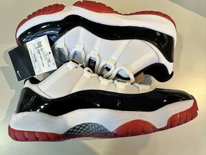 NIKE AIR JORDAN 11 RETRO LOW GYM RED US10 新品 AV2187-160