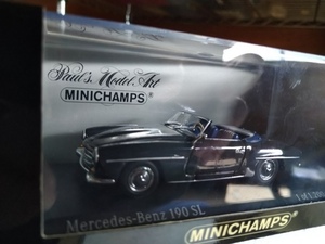 PMA 1/43 Mercedes Benz ベンツ 190SL カブリオレ 1955-62 (グレー)