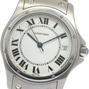 カルティエ CARTIER W20026K1 サントスクーガー LM デイト 自動巻き メンズ _842322