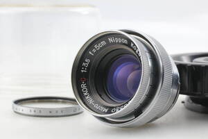 【美品ケース】日本光学 Micro-NIKKOR C 5cm 50mm f3.5 レンズ ニコン