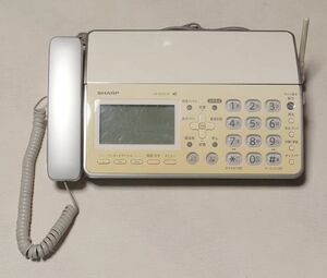 SHARP UX-D33CW (親機のみ) FAX 普通紙　熱転写方式