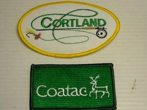 コートランド　CORTLAND　コータック　Coatac 　ワッペン 　パッチ　セット