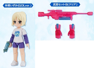 本橋いずみ＋武器セットB AQUA SHOOTERS 12 GASHAPON ONLINE LIMITED ver. ガシャポンクエスト アクアシューターズ デスクトップアーミー