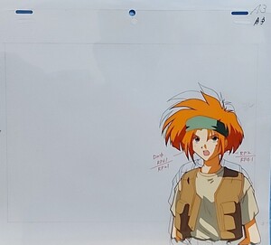 機動戦士ガンダム　第MS08小隊　セル画(キキ)。MOBILE SUIT GUNDAM The 08th MS Team Cel(Kiki).