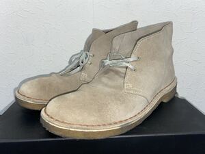 clarks★デザートブーツ クラークス ORIGINALS スエード US9 サンド クレープソール