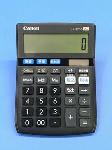 2【 キャノン / Canon 】電卓 計算機【 LS-122TSG 】文房具 簿記 経理 オフィス YP