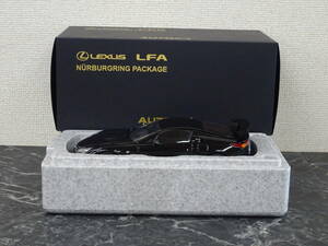 【ミニカー】 AutoArt 1/18 レクサス LFA ニュルブルクリンク パッケージ ブラック 開封