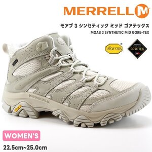 新品 未使用 メレル 24.0cm モアブ 3 シンセティック ミッド ゴアテックス MERRELL MOAB 3 SYNTHETIC MID GORE-TEX 500420 トレッキング