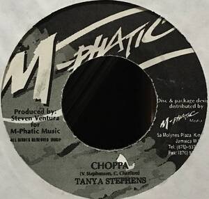 [ 7 / レコード ] Tanya Stephens / Choppa ( Reggae / Dancehall ) M-Phatic ダンスホール レゲエ 