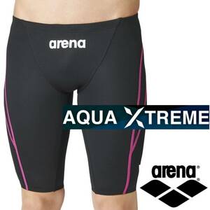 #676)arena競泳水着 レース用 メンズ 【AQUA ADVANCED】 ハーフスパッツ ARN-1022M FINA