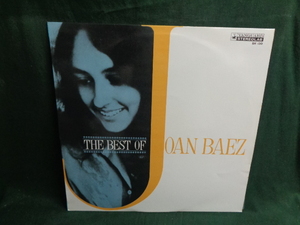 ジョーン・バエズJOAN BAEZ/ジョーン・バエズのすべてTHE BEST OF JOAN BAEZ●LP　ペラジャケ