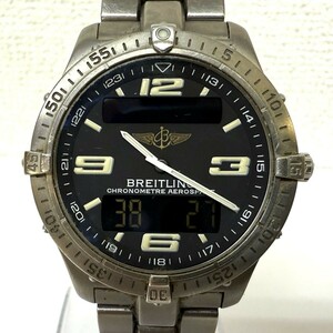 Z958-SK10-762◎【電池交換済み/稼働】 BREITLING ブライトリング AEROSPACE エアロスペース E75362 メンズ 腕時計 クォーツ