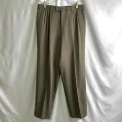 80s USA製 NORDSTROM 3タック ウール ギャバジン スラックス