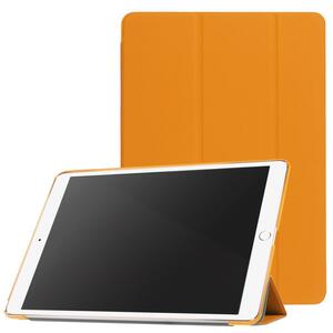 iPad ケース　iPad mini4・iPad mini5（ 7.9インチ） 三つ折スマートカバー PUレザー アイパッド カバー スタンド機能 　オレンジ