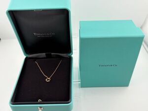 M900 TIFFANY&Co.ティファニーオープンハート ネックレス 7mm エルサペレッティ 750PG ピンクゴールド K18RG ローズゴールド