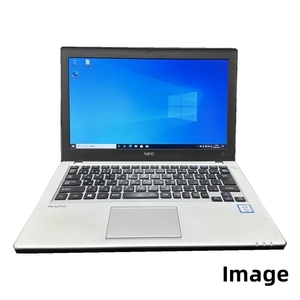 中古ノートパソコン Windows 10 Pro 64bit NEC VersaPro タイプVBシリーズ Core i3 第六世代 6100U 2.3G/メモリ4GB/SSD 120GB/12.5型ワイド