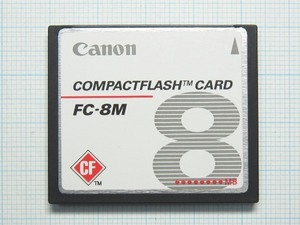 ★Canon コンパクトフラッシュ ８ＭＢ 中古★送料６３円～ 