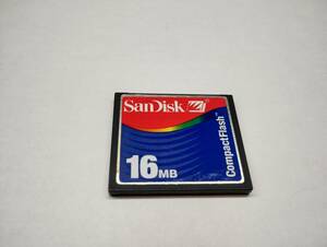 16MB　メガバイト　SanDisk　CFカード　フォーマット済み　メモリーカード　コンパクトフラッシュカード