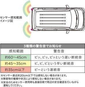 NWGN エヌワゴン ホンダ 純正 コーナーセンサー 本体 ブリリアントスポーティブルーメタリック (2016.6～仕様変更) 08V67-TY0-0S0J