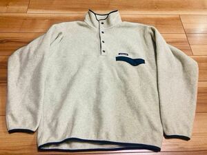 patagonia パタゴニア　p6 シンチラスナップTプルオーバー フリースジャケット　オートミール　２０２０年製 ＯＡＴ　Ｍサイズ　美品