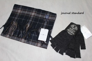 ジャーナルスタンダード*journal standard★マフラーと手袋／セット販売　新品