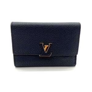 ルイヴィトン ポルトフォイユ・カプシーヌコンパクト マリーヌルージュ ミニ財布 ABランク トリヨン レザー M63741 LOUISVUITTON 中古