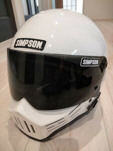 SIMPSON☆シンプソン☆ヘルメット（検索 SHOEI Arai フルフェイス ホワイト CB CBX CBR XJR）